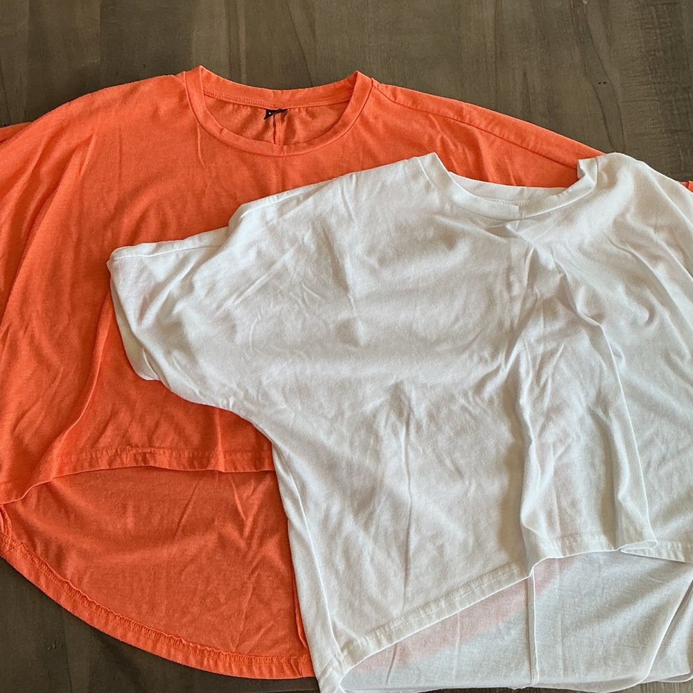 Orange and White T-Shirts set
